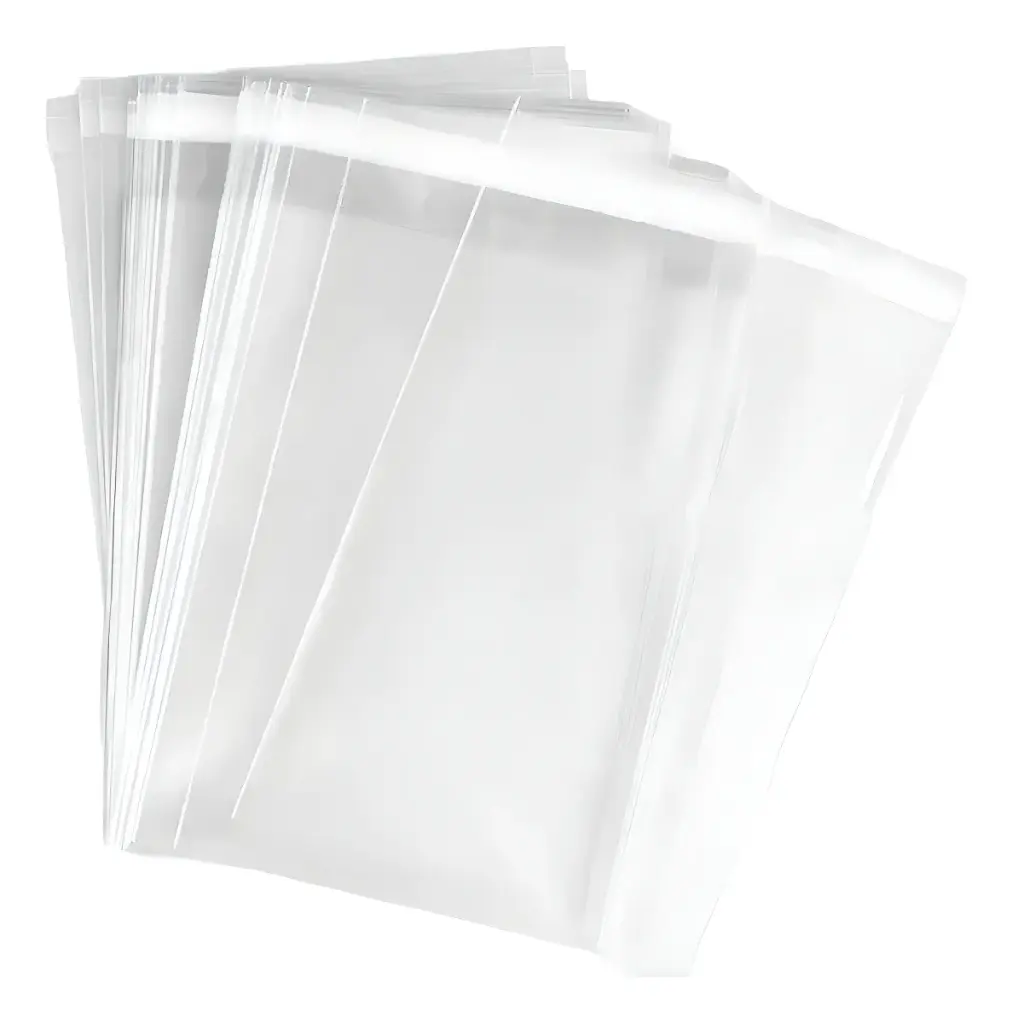 BOLSAS DE POLIPROPILENO CON SOLAPA Y ADHESIVO