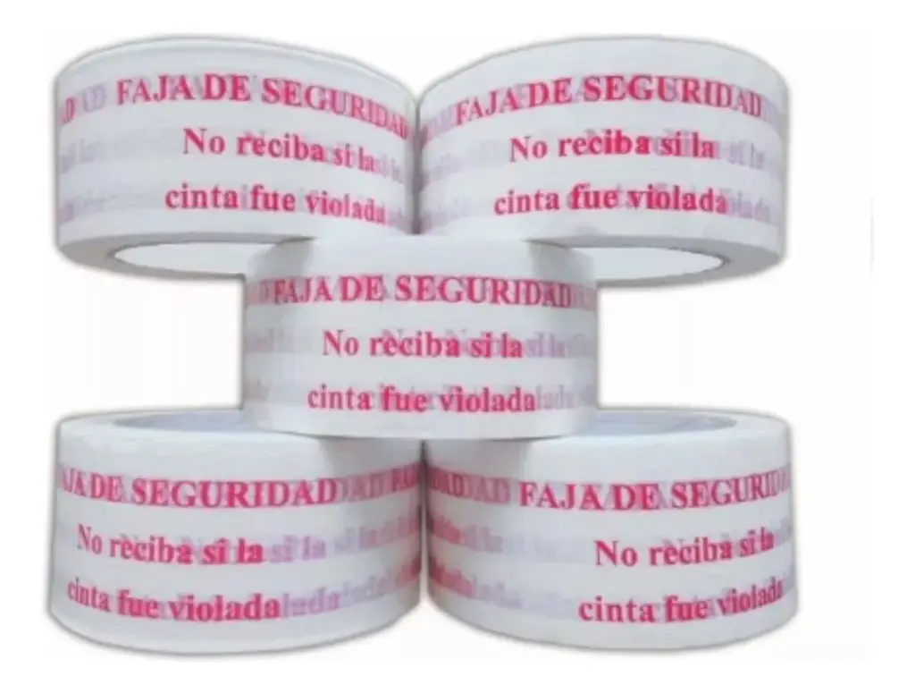CINTA DE EMBALAJE FAJA DE SEGURIDAD 48mm