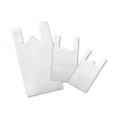 BOLSAS CAMISETA BLANCAS DE ALTA DENSIDAD