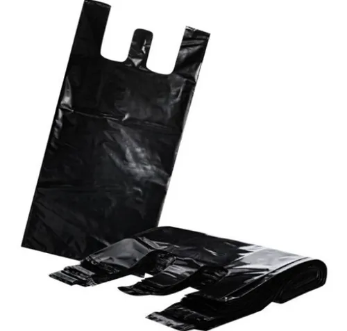 BOLSAS CAMISETA NEGRA BAJA DENSIDAD