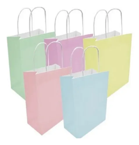 BOLSAS DE CARTON PASTEL