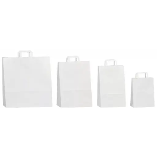 BOLSAS BLANCAS CON MANIJA ESCONDIDA